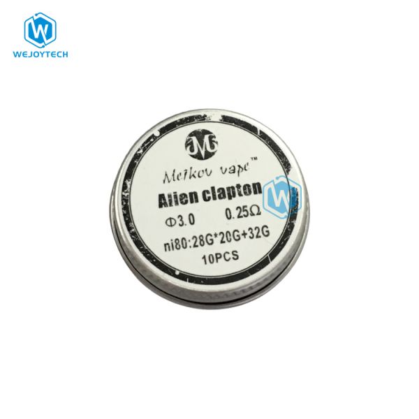 MV NI80 Alien Clapton 0.25ohm vape coils